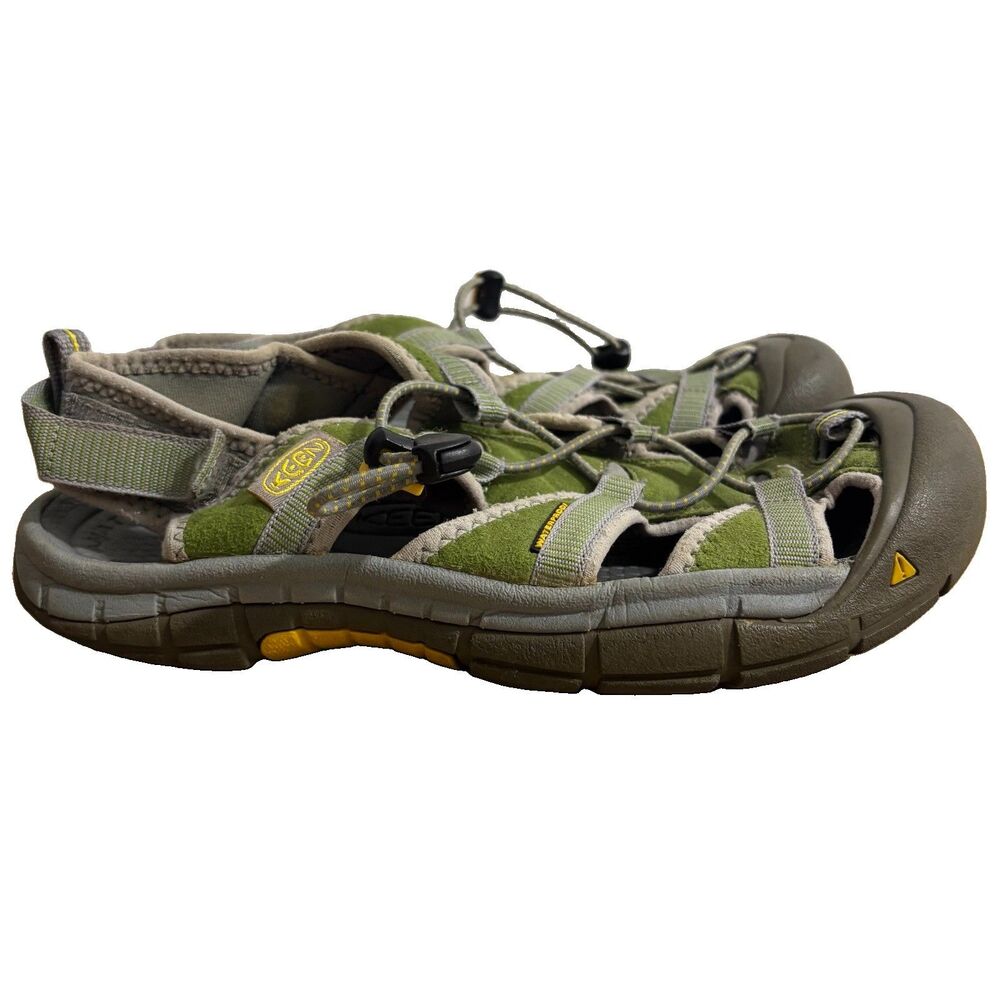 Keen Newport Sandals Men’s 10 Green Waterproof Shoes Outdoor Hiking READ